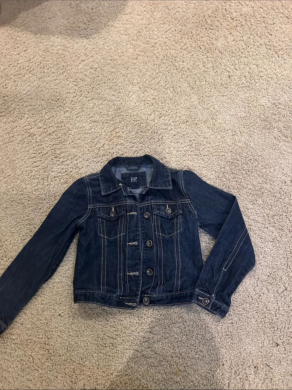 GAP Dark Blue Denim Trucker Jacket for Kids